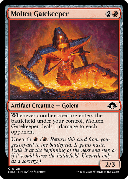 Molten Gatekeeper (MH3-128) - Modern Horizons 3 - for just $0.11! 