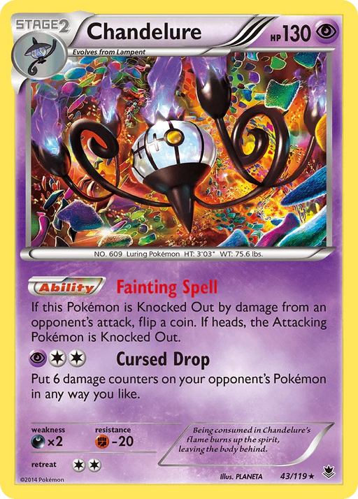 Chandelure (43/119) [XY: Phantom Forces] - for just $0.85! 