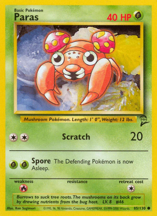 Paras (85/130) [Base Set 2] - for just $0.30! 