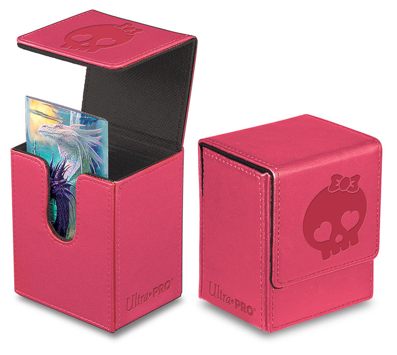 Ultra PRO: Flip Box - Cutey Skull (Pink) - for just $0! 