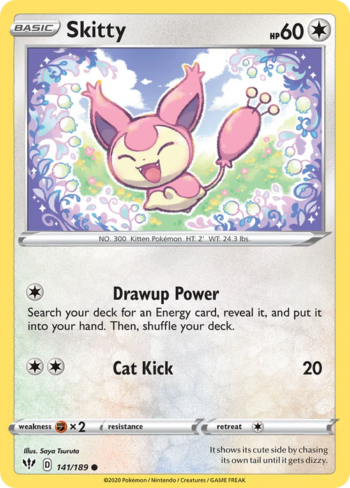 Skitty (141/189) [Sword & Shield: Darkness Ablaze] - for just $0.10! 
