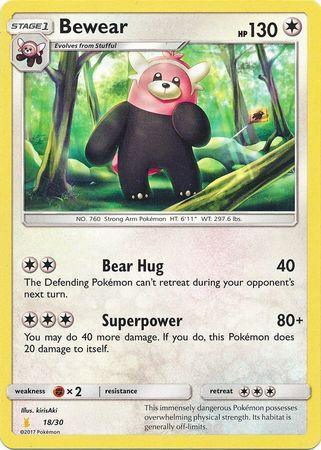Bewear (18/30) [Sun & Moon: Trainer Kit - Alolan Raichu] - for just $0.10! 