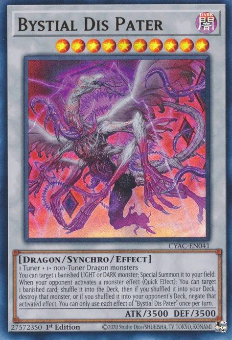 Bystial Dis Pater [CYAC-EN041] Ultra Rare - for just $1.30! 