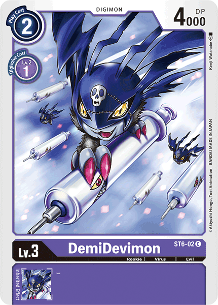 DemiDevimon [ST6-02] [Starter Deck: Venomous Violet] - Just $0.09! Shop now at Retro Gaming of Denver