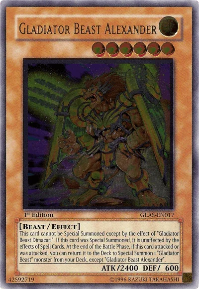 Gladiator Beast Alexander [GLAS-EN017] Ultimate Rare - for just $3.75! 