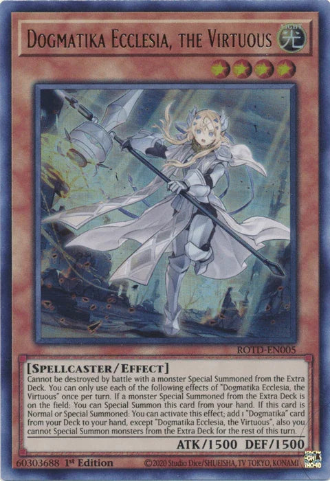 Dogmatika Ecclesia, the Virtuous [ROTD-EN005] Starlight Rare - for just $36.65! 