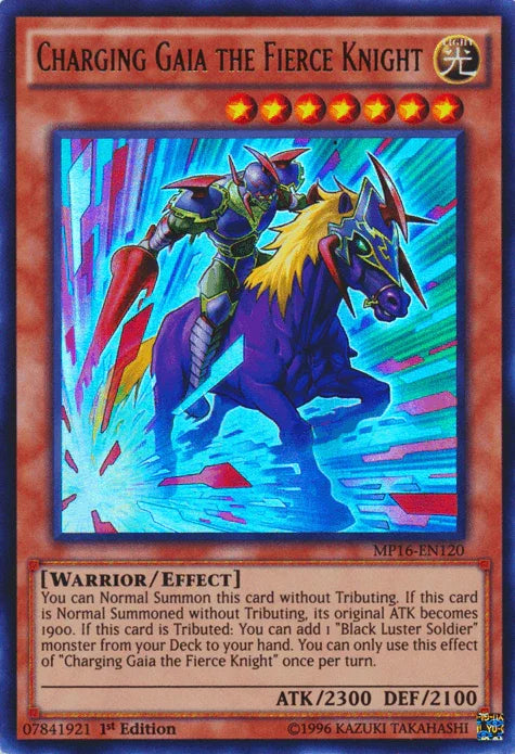 Charging Gaia the Fierce Knight [MP16-EN120] Ultra Rare - for just $0.45! 