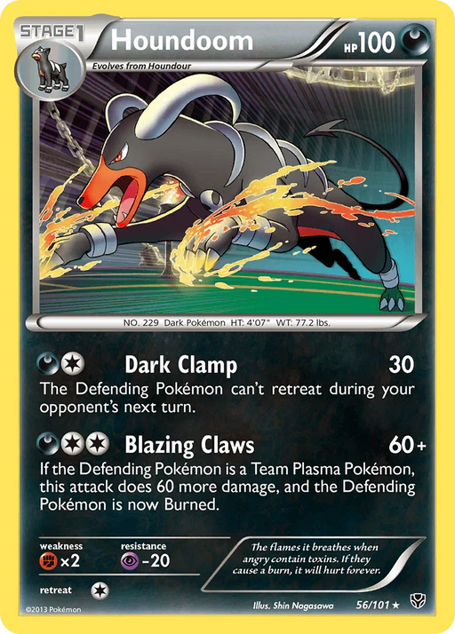 Houndoom (56/101) [Black & White: Plasma Blast] - for just $2.80! 