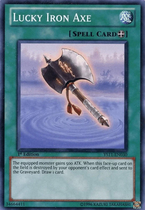 Lucky Iron Axe [YS11-EN030] Common - for just $0.10! 
