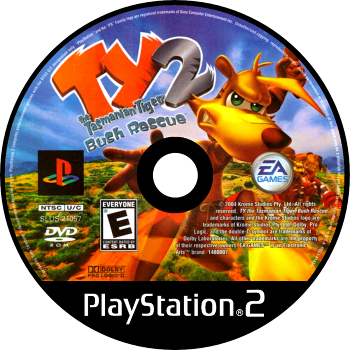 Ty the Tasmanian Tiger 2: Bush Rescue – PlayStation 2 (PS2) - for just $7.99! 