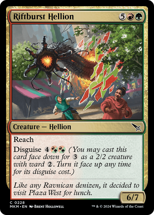 Riftburst Hellion (MKM-228) - Murders at Karlov Manor - for just $0.01! 