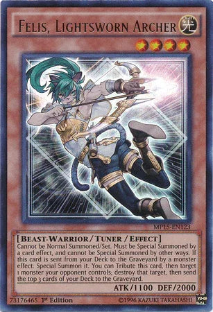 Felis, Lightsworn Archer [MP15-EN123] Ultra Rare - for just $0.50! 