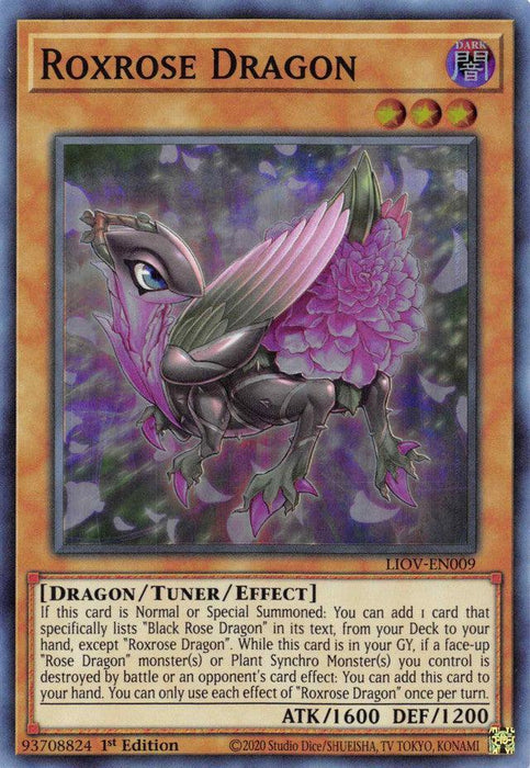 Roxrose Dragon [LIOV-EN009] Super Rare - for just $0.25! 