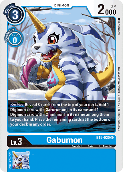 Gabumon [BT5-020] [Battle of Omni] - Just $0.09! Shop now at Retro Gaming of Denver