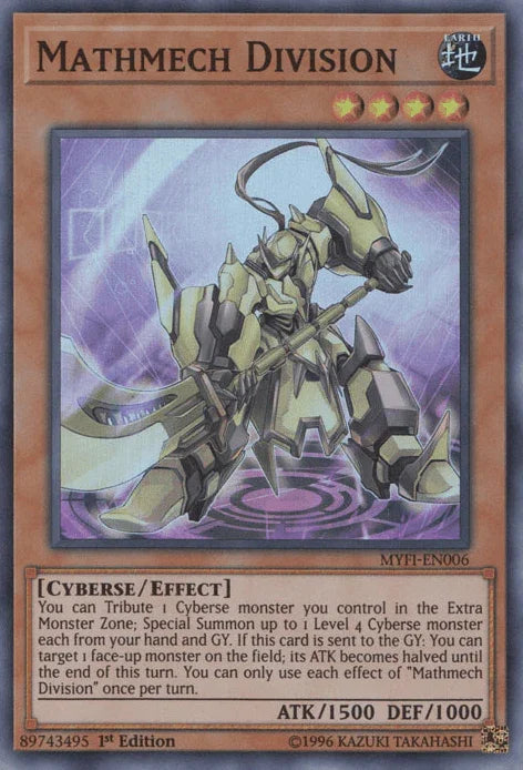 Mathmech Division [MYFI-EN006] Super Rare - for just $0.15! 