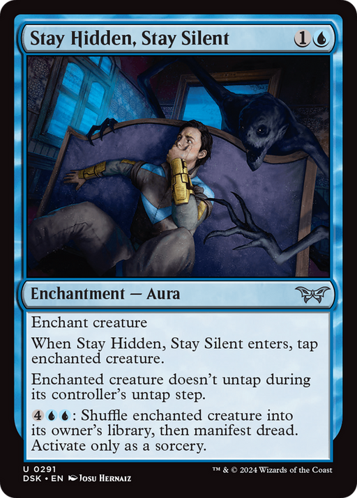 Stay Hidden, Stay Silent (DSK-291) - Duskmourn: House of Horror Foil - for just $0.02! 