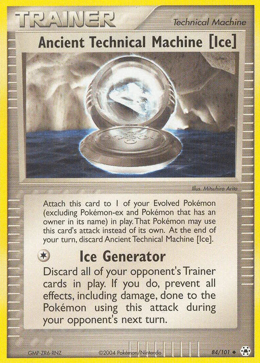 Ancient Technical Machine [Ice] (84/101) [EX: Hidden Legends] - for just $0.30! 
