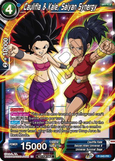 Caulifla & Kale, Saiyan Synergy (P-345) [Tournament Promotion Cards] - for just $4! 