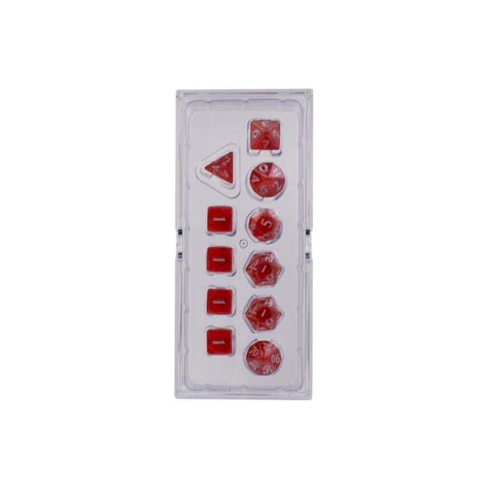 Ultra PRO: 11-Dice Set - Eclipse (Apple Red) - Just $9.95! Shop now at Retro Gaming of Denver