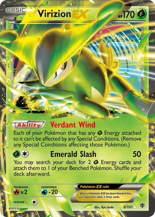 Virizion EX (9/101) [Black & White: Plasma Blast] - for just $3.10! 