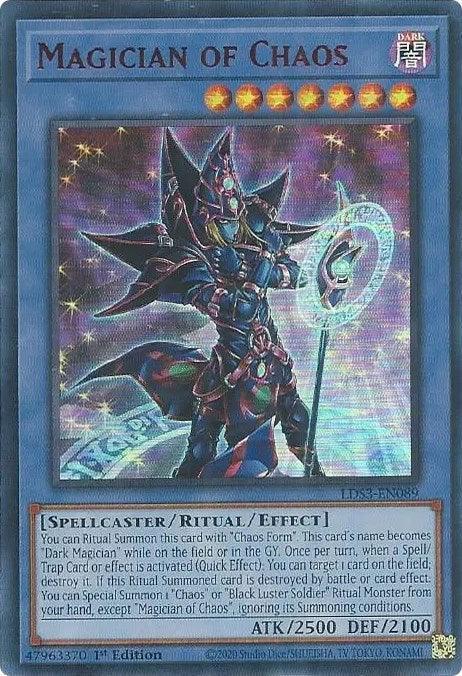 Magician of Chaos (Red) [LDS3-EN089] Ultra Rare - for just $0.30! 