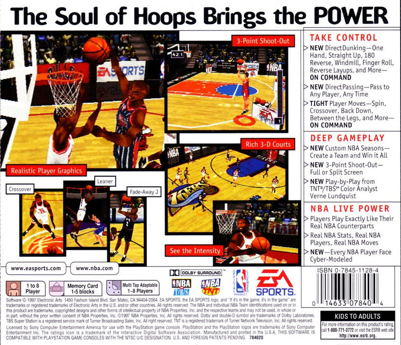 NBA Live 98 – PlayStation 1 (PS1) - for just $5.99! 