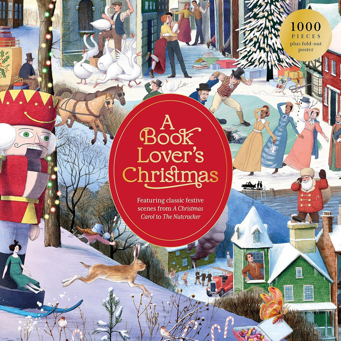 A Book Lover's Christmas 1000 Piece Jigsaw Puzzle Laurence King - for just $24.99! 