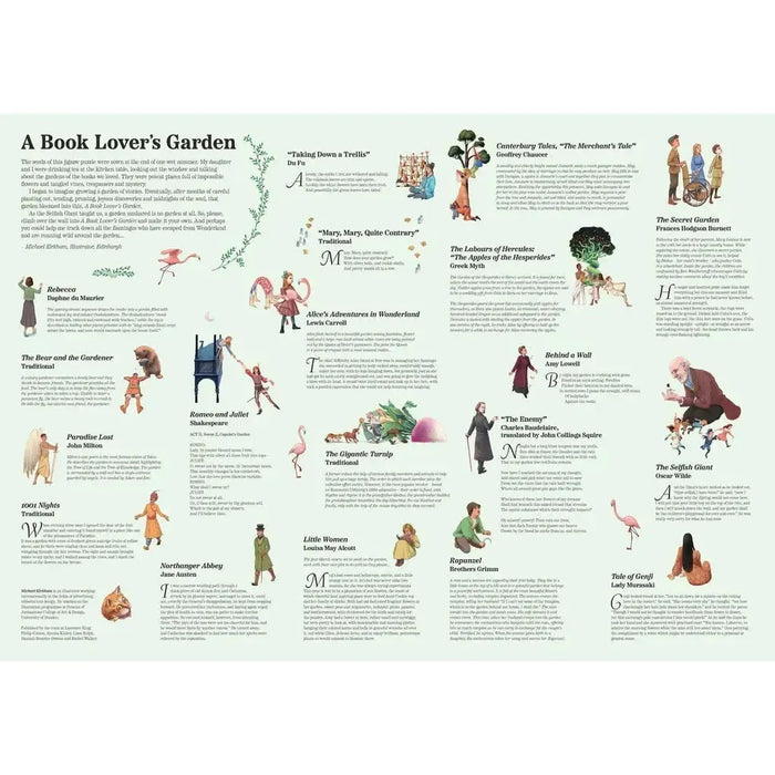 A Book Lover's Garden 1000 Piece Jigsaw Puzzle Laurence King - for just $24.99! 