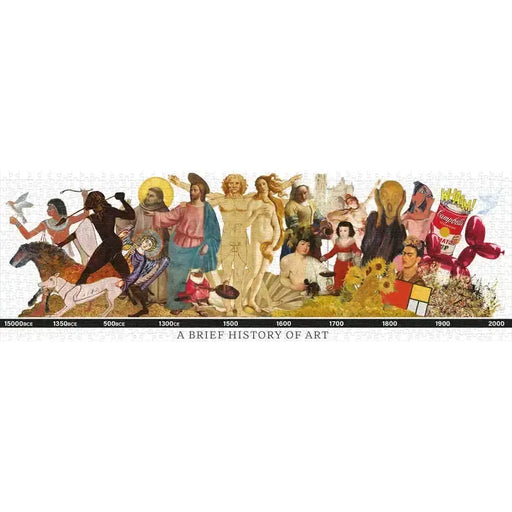 A Brief History of Art 1000 Piece Panoramic Jigsaw Puzzle UPG - for just $21.99! 