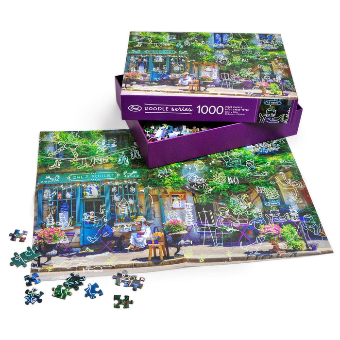 A Busy Day at Chez Poulet 1000 Piece Jigsaw Puzzle Fred - for just $19.99! 