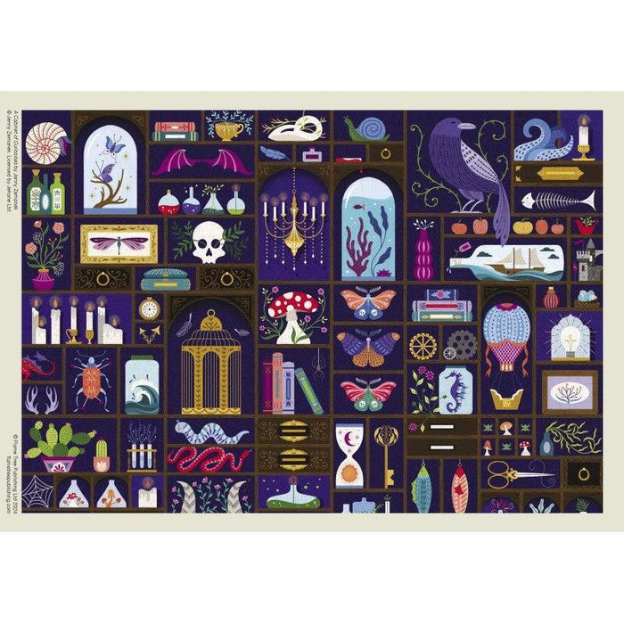 A Cabinet of Curiosities by Jenny Zemanek 1000 Piece Jigsaw Puzzle Flame Tree - for just $19.99! 
