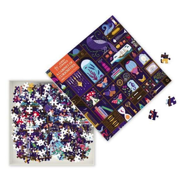A Cabinet of Curiosities by Jenny Zemanek 1000 Piece Jigsaw Puzzle Flame Tree - for just $19.99! 