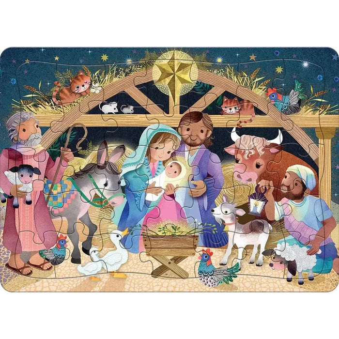 A Child is Born 35 Piece Tray Jigsaw Puzzle Cobble Hill - for just $9.99! 
