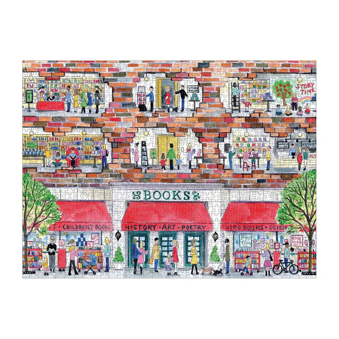 A Day at the Bookstore 1000 Piece Jigsaw Puzzle Galison - for just $19.99! 
