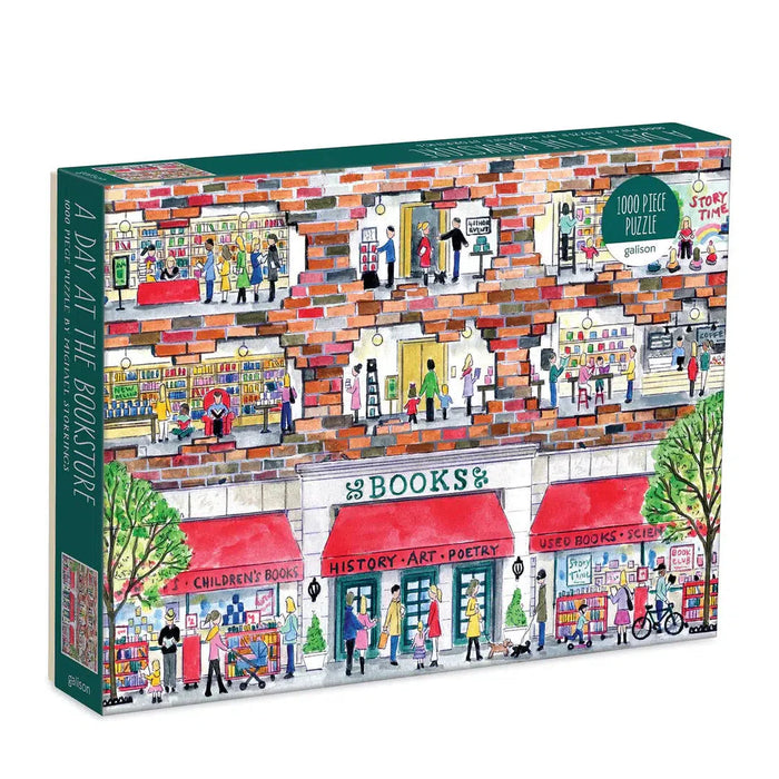 A Day at the Bookstore 1000 Piece Jigsaw Puzzle Galison - for just $19.99! 