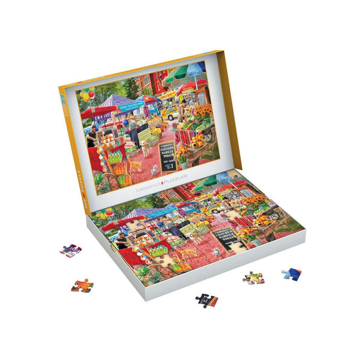 A Day at the Farmer's Market 104 Connecting Pieces Jigsaw Puzzle Eurographics - for just $19.99! 