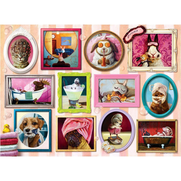 A Day at the Spa 500 Piece Jigsaw Puzzle Eurographics - for just $17.99! 