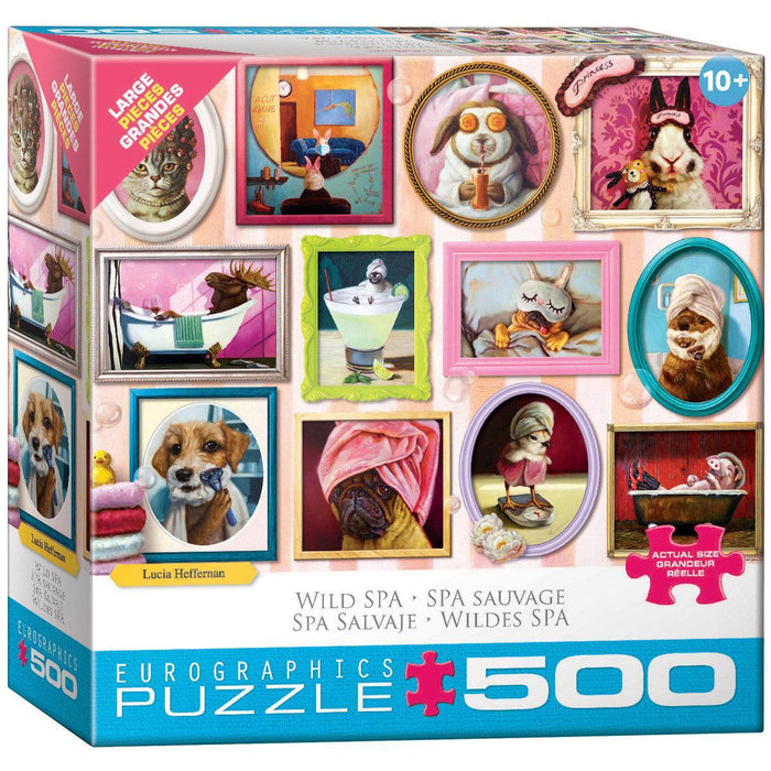 A Day at the Spa 500 Piece Jigsaw Puzzle Eurographics - for just $17.99! 