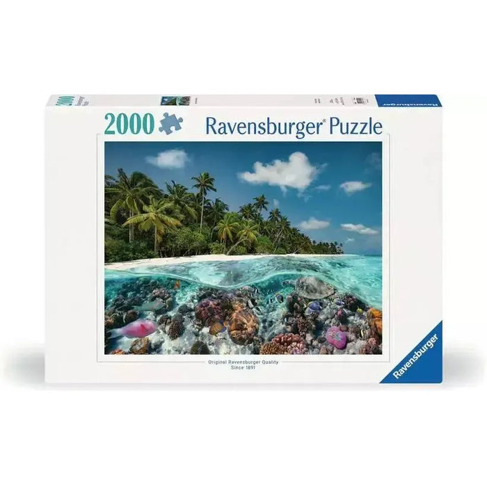 A Dive in Maldives 2000 Piece Jigsaw Puzzle Ravensburger - for just $39.99! 