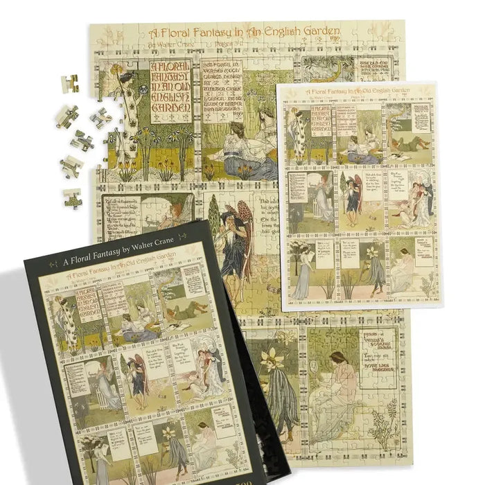 A Floral Fantasy By Walter Crane 500 Piece Premium Jigsaw Puzzle Art & Fable - for just $27.99! 