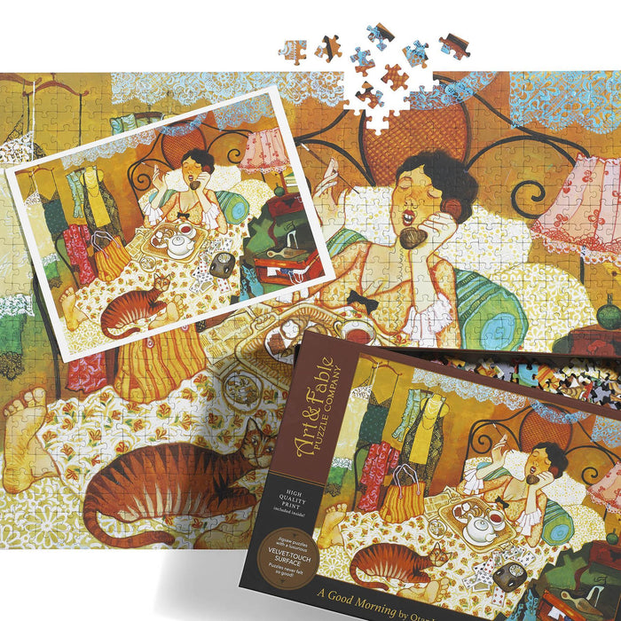 A Good Morning 750 Piece Premium Jigsaw Puzzle Art & Fable - for just $31.99! 