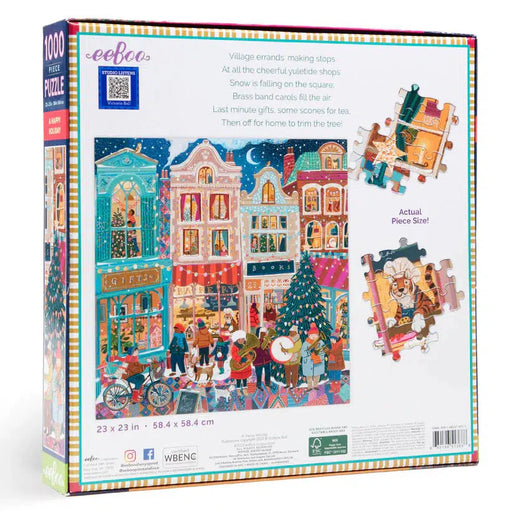 A Happy Holiday 1000 Piece Jigsaw Puzzle eeBoo - for just $26.99! 