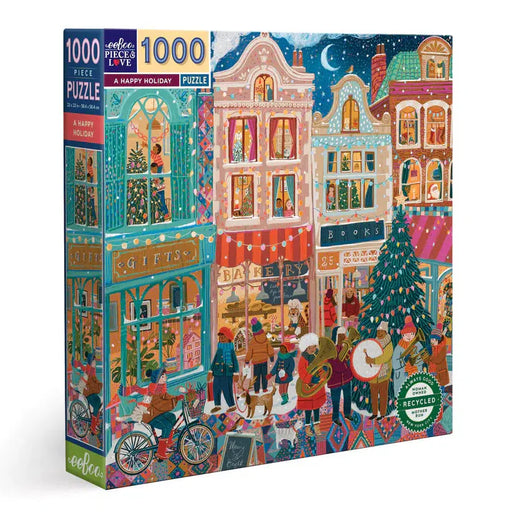 A Happy Holiday 1000 Piece Jigsaw Puzzle eeBoo - for just $26.99! 