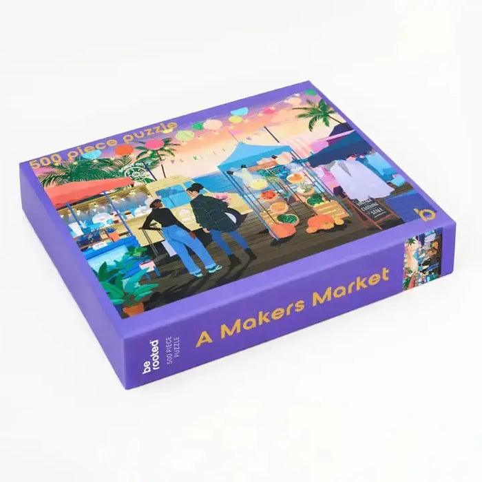 A Makers Market 500 Piece Soft Touch Jigsaw Puzzle Be Rooted - for just $29.99! 