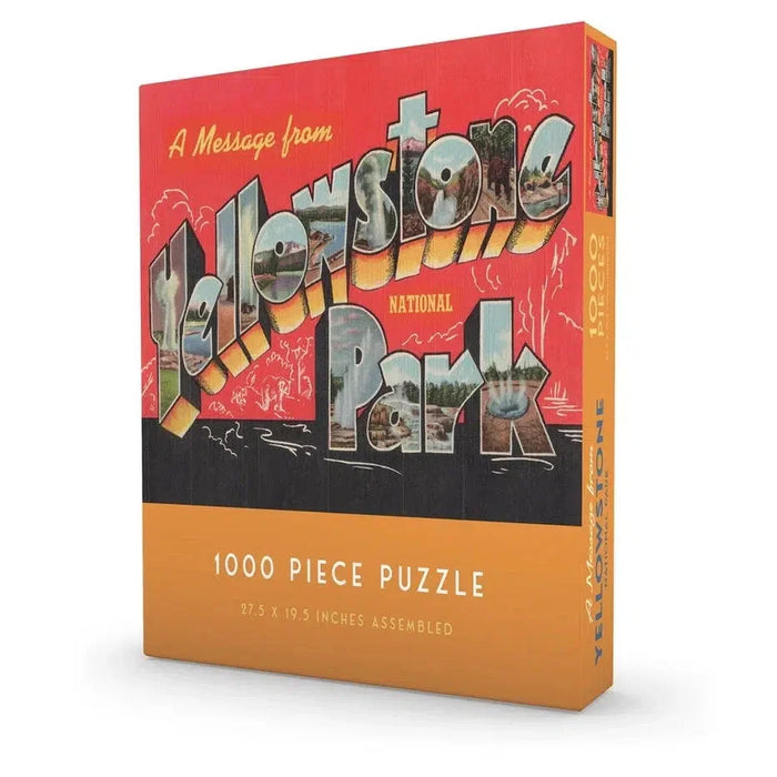 A Message from Yellowstone 1000 Piece Jigsaw Puzzle Gibbs Smith - for just $21.99! 