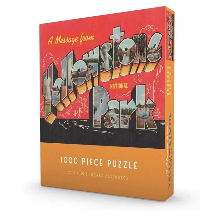 A Message from Yellowstone 1000 Piece Jigsaw Puzzle Gibbs Smith - for just $21.99! 