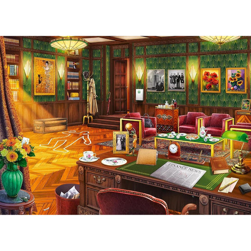 A Murderous Birthday 408 Piece Mystery Jigsaw Puzzle Ravensburger - for just $29.99! 