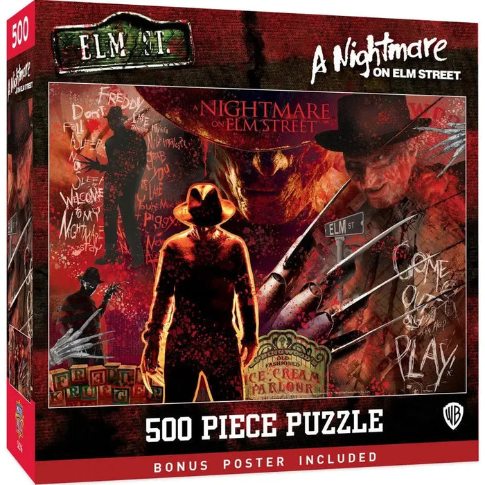 A Nightmare on Elm St Freddy Krueger 500 Piece Jigsaw Puzzle MasterPieces - for just $16.99! 