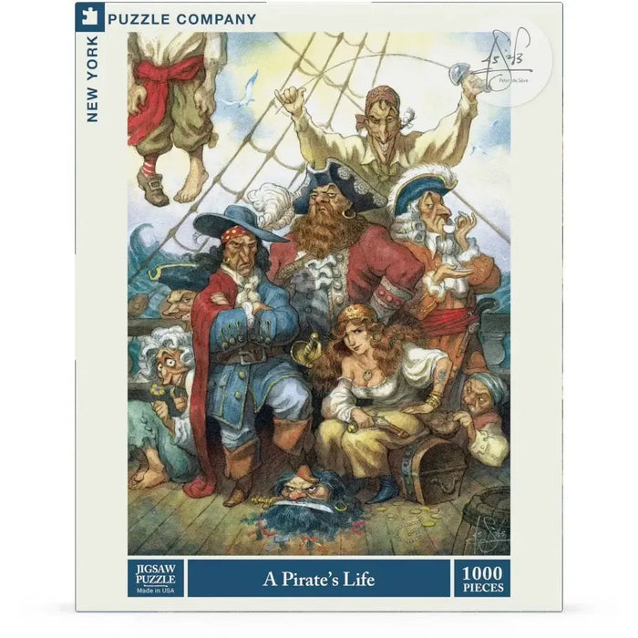 A Pirate's Life 1000 Piece Jigsaw Puzzle NYPC - for just $24.99! 