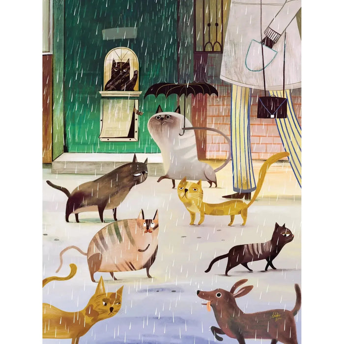 A Rainy Day by Adelina Lirius 500 Piece Jigsaw Puzzle NYPC - for just $26.99! 
